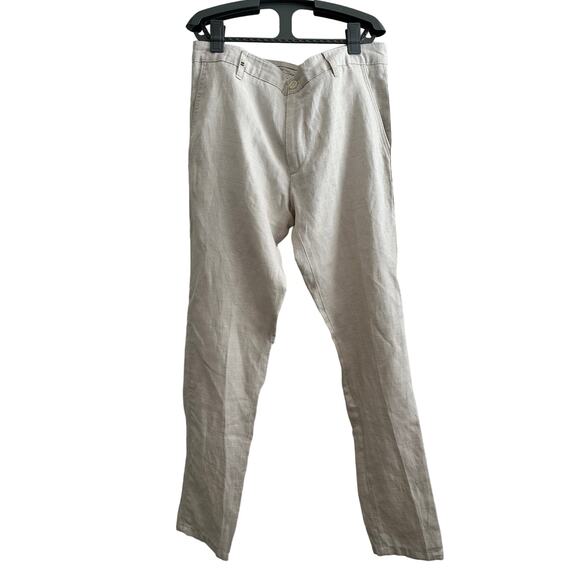 Zara Man Lightweight Linen/Polyester/Viscose/Wool Blend Pants Size 36 2756/401 - Picture 1 of 9